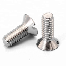 ss304 A2-70 80 special slotted countersunk head screw